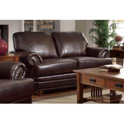 Colton Traditional Love Seat with Rolled Arms